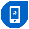 paperless mobile ticketing icon