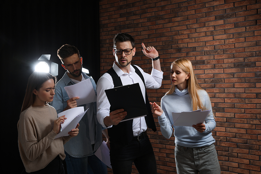 Theater rehearsal